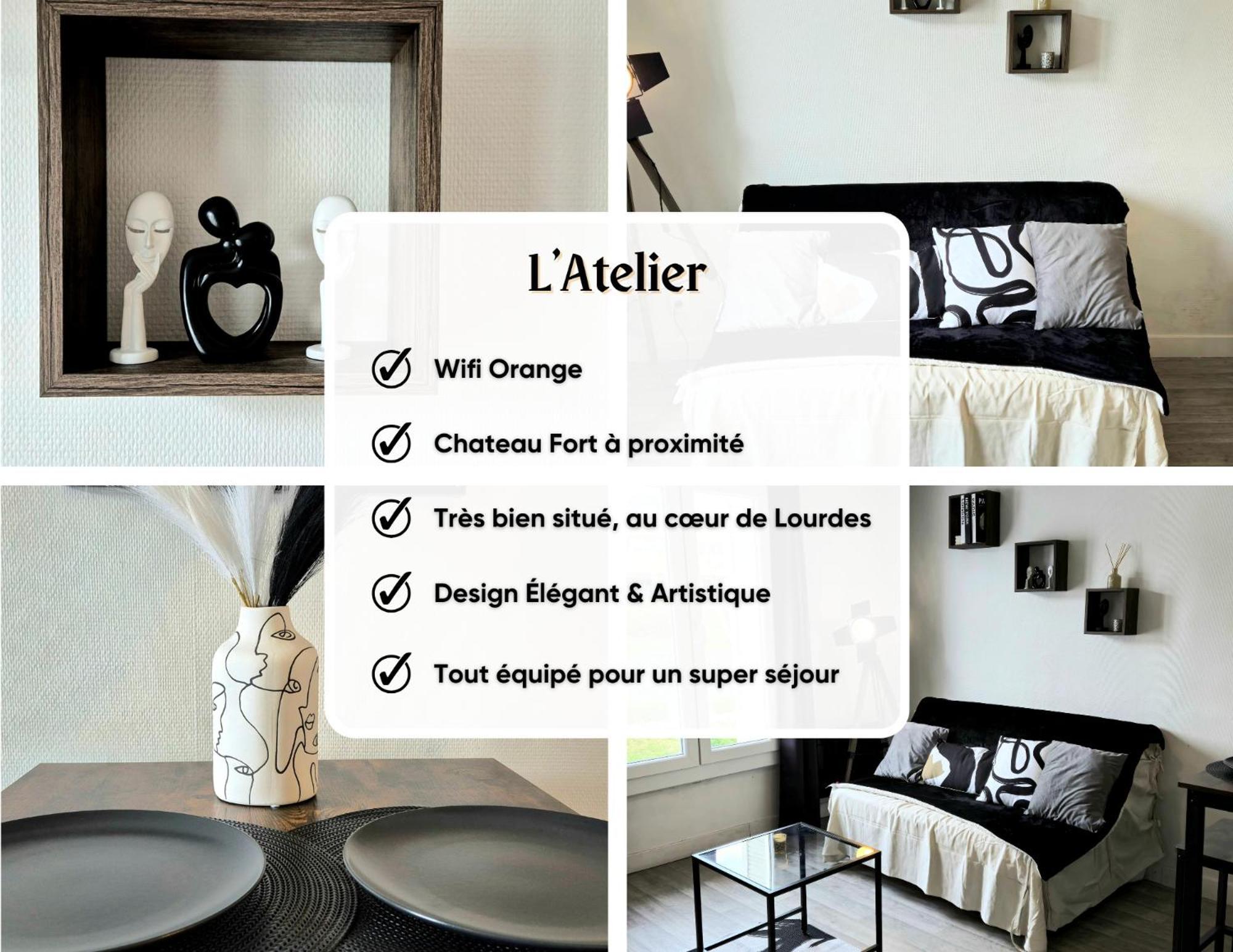 L'Atelier-T2 Proche Du Centre-Wifi-Parking Apartment Лурд Екстериор снимка